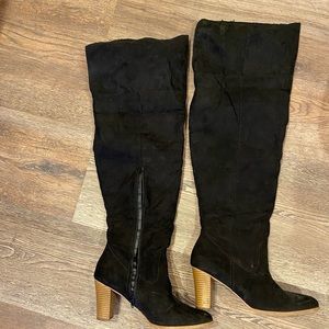 Just Fab over the knee wide legged boots